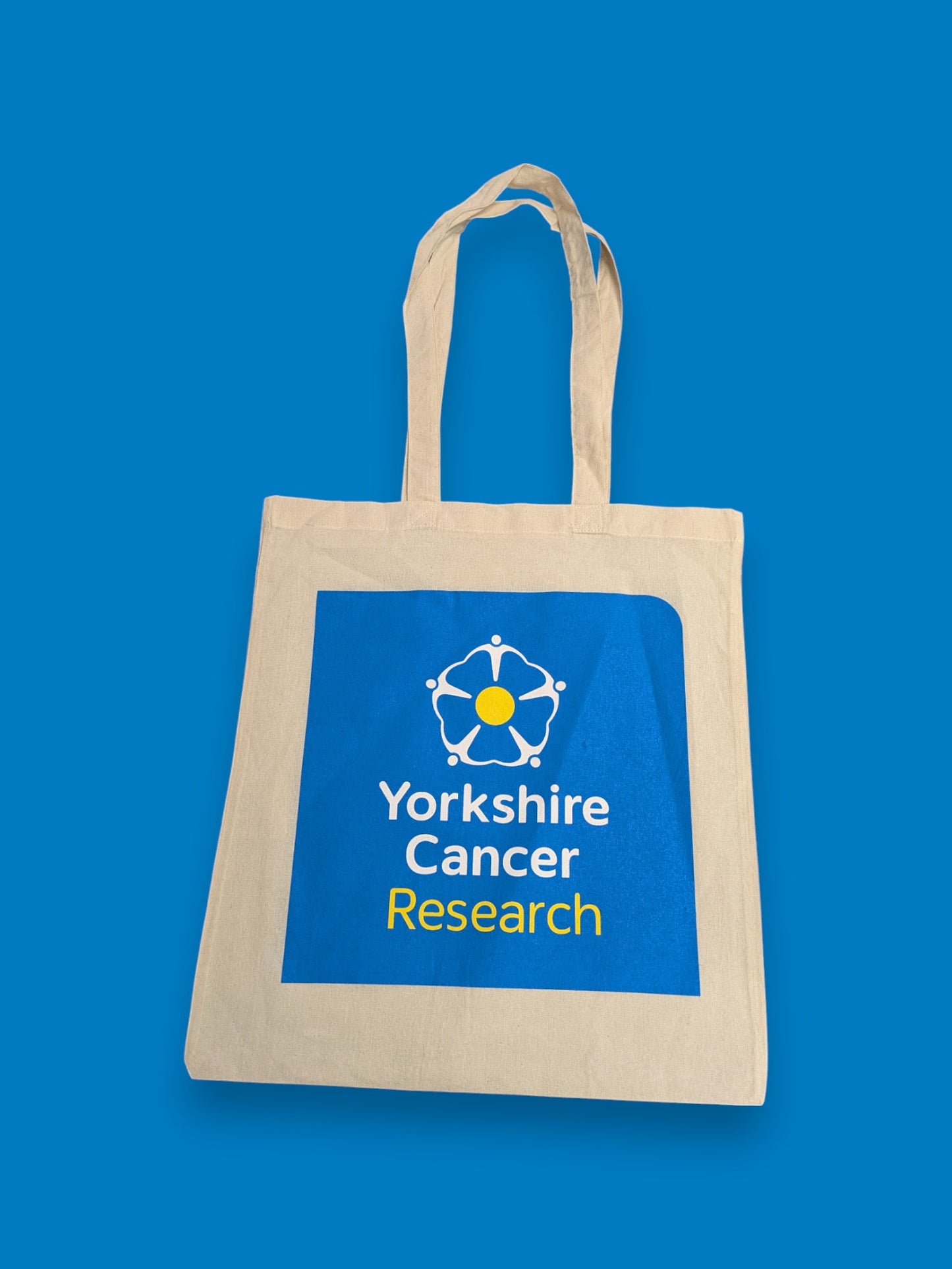 Yorkshire Cancer Research Tote Bag – Natural Cotton – Reusable Charity Shopper
