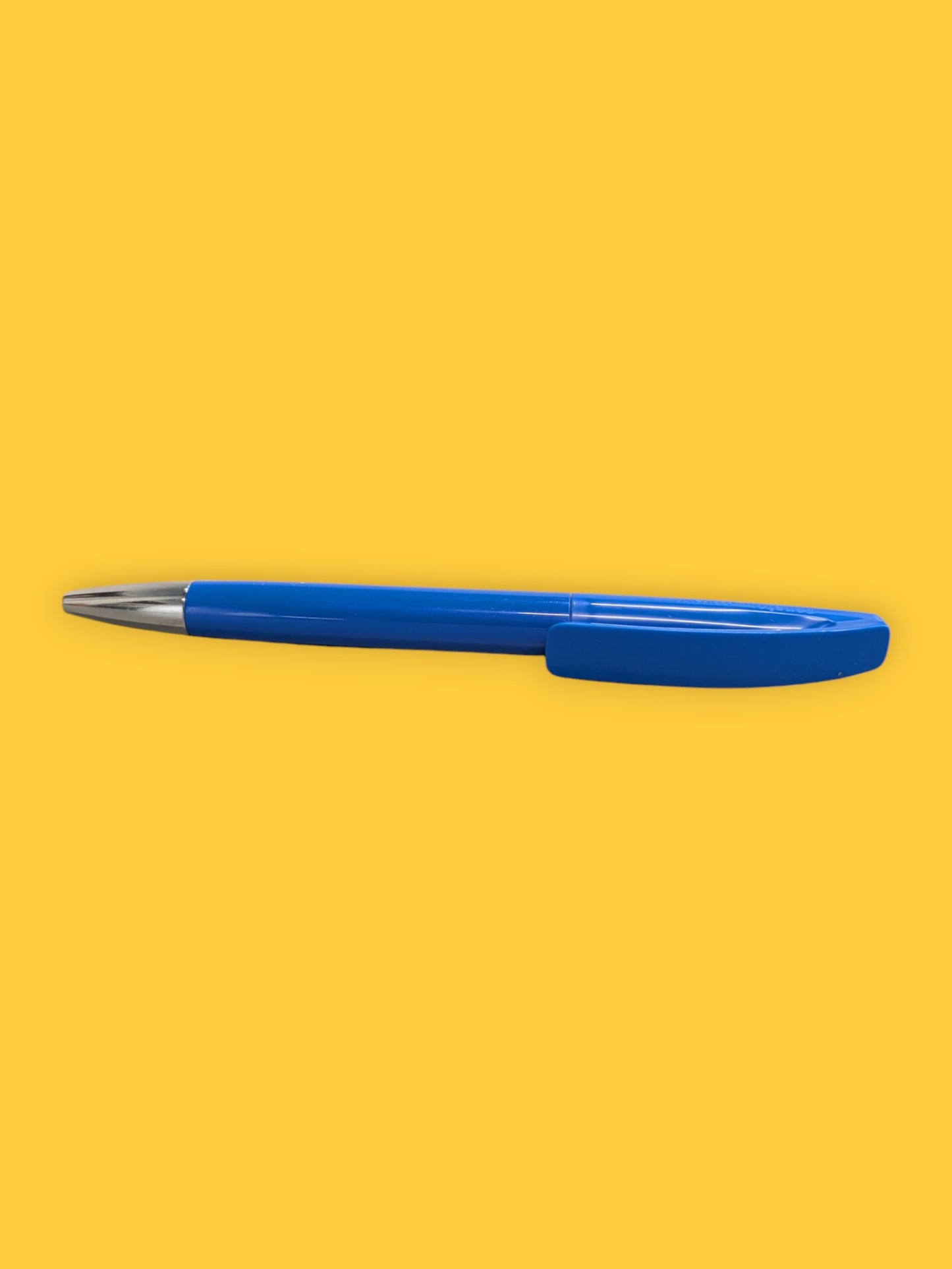 Yorkshire Cancer Research Premium Ballpoint Pen – Blue & Silver – Black Ink