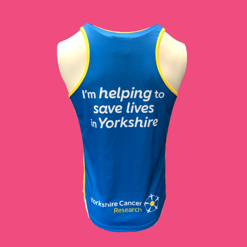 Yorkshire Cancer Research Running Vest