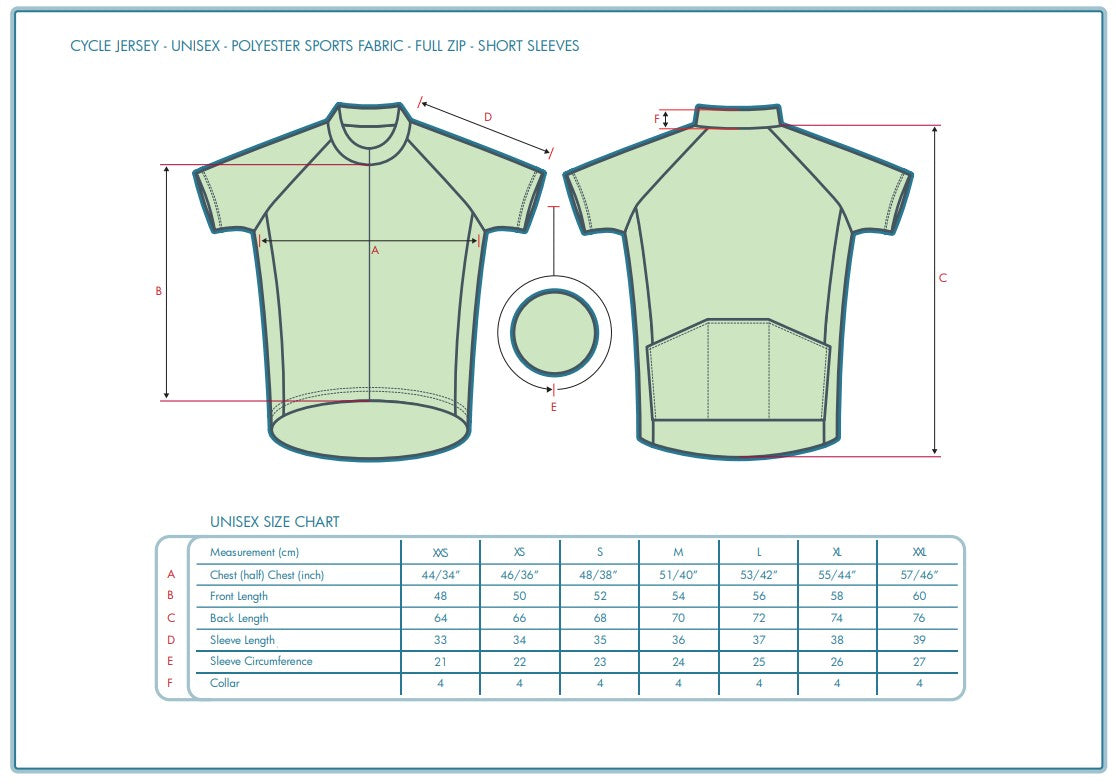 Yorkshire Cancer Research Cycling Jersey
