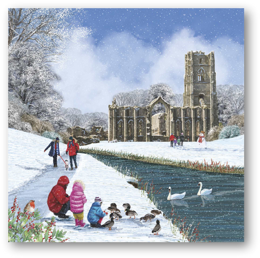 Fountains Abbey Christmas Cards - 10 pack