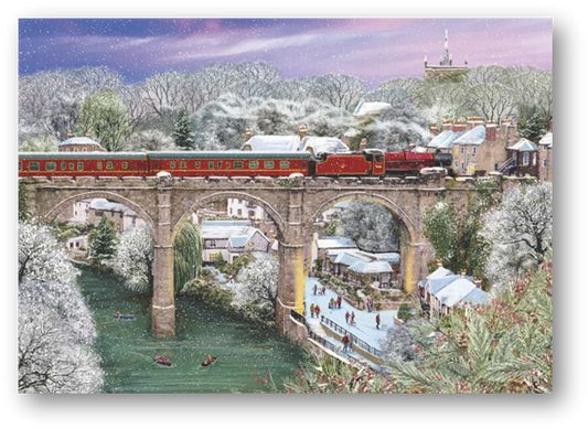 Knaresborough Viaduct Christmas Cards - 10 pack