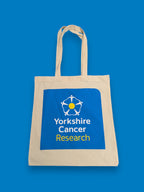 Yorkshire Cancer Research Tote Bag – Natural Cotton – Reusable Charity Shopper