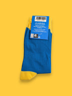 Yorkshire Cancer Research Dress Socks - Blue & Yellow
