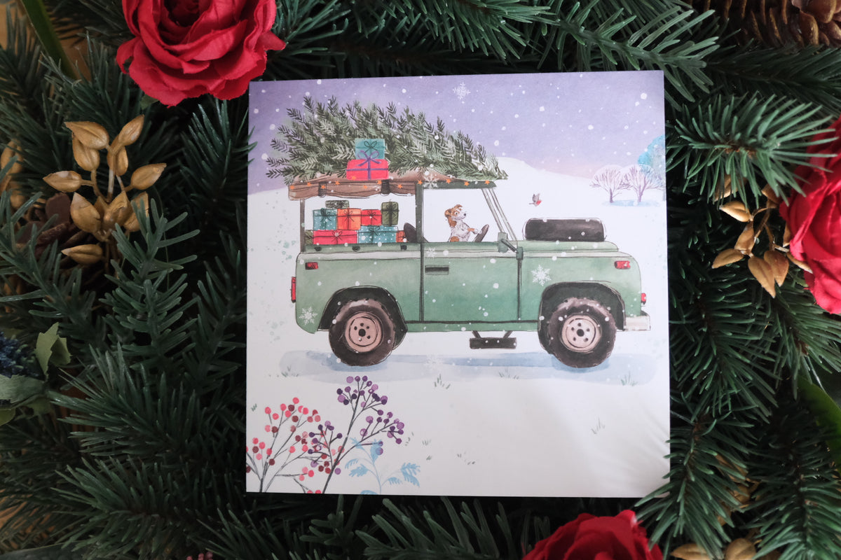 Christmas Delivery Christmas Cards - 10 pack