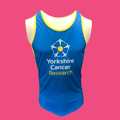 Yorkshire Cancer Research Running Vest